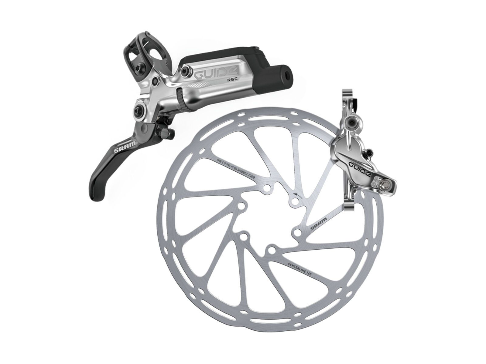 SRAM Guide RSC Scheibenbremse - vorn, silber - Bild 1