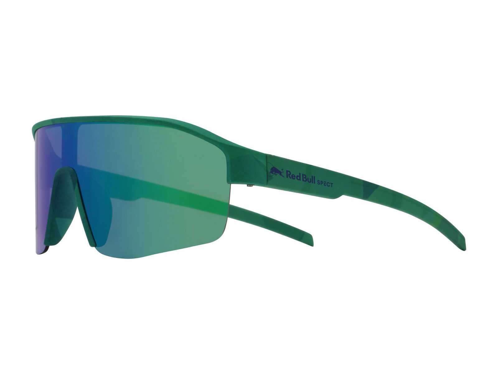 Red Bull Spect Eyewear Dundee, Smoke/Green-Purple Mirror / matt turquoise pattern - Bild 4