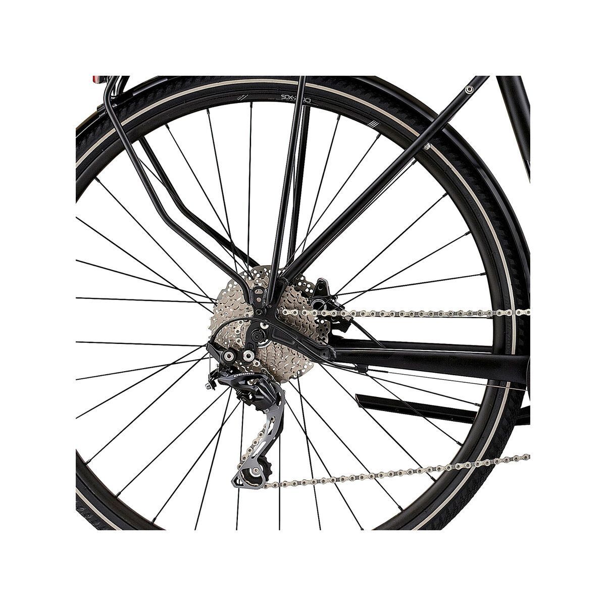 Specialized Crossover Elite Disc, satin black/gloss black/orange - Bild 4