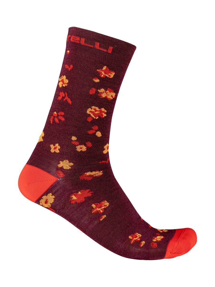 Castelli Fuga 18 Sock, pro red/brilliant orange - Bild 1