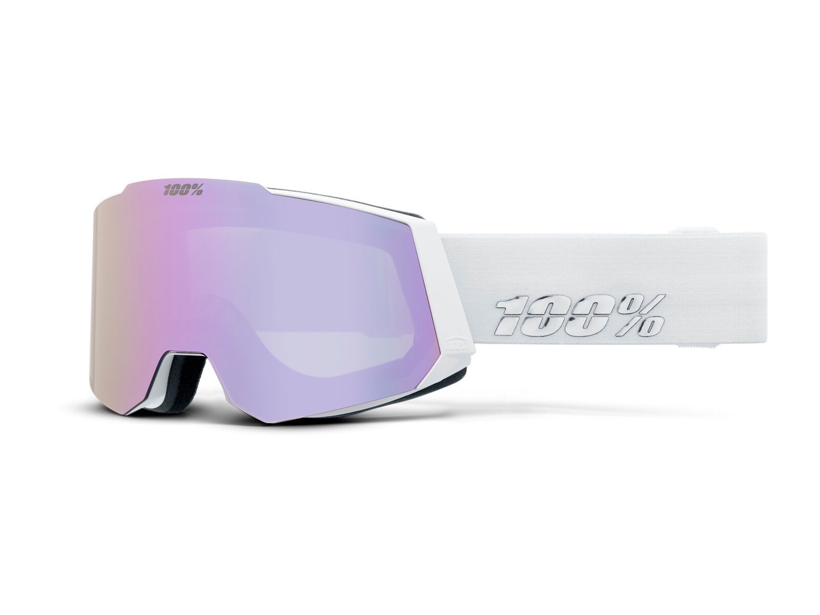 100% Snowcraft - HiPER Lavender ML Mi essential white HU-GOG-S253/2645/unis