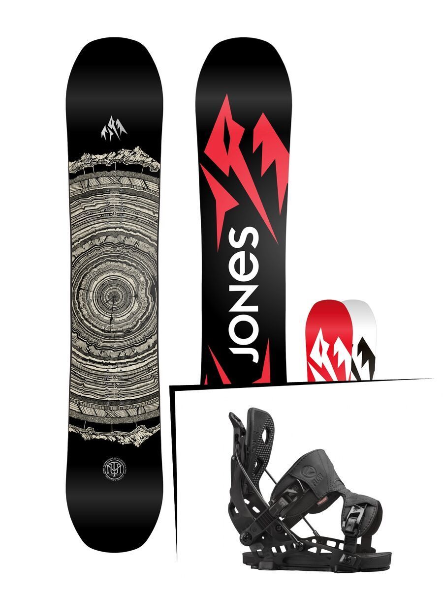 Set: Jones Ultra Mountain Twin 2017 + Flow NX2 (1513115S) - Bild 1