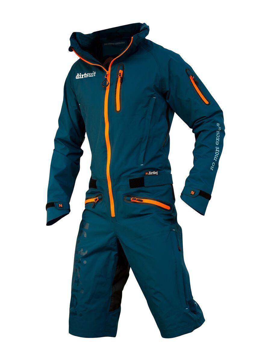 dirtlej DirtSuit Pro Edition, saphirblau/orange - Bild 1