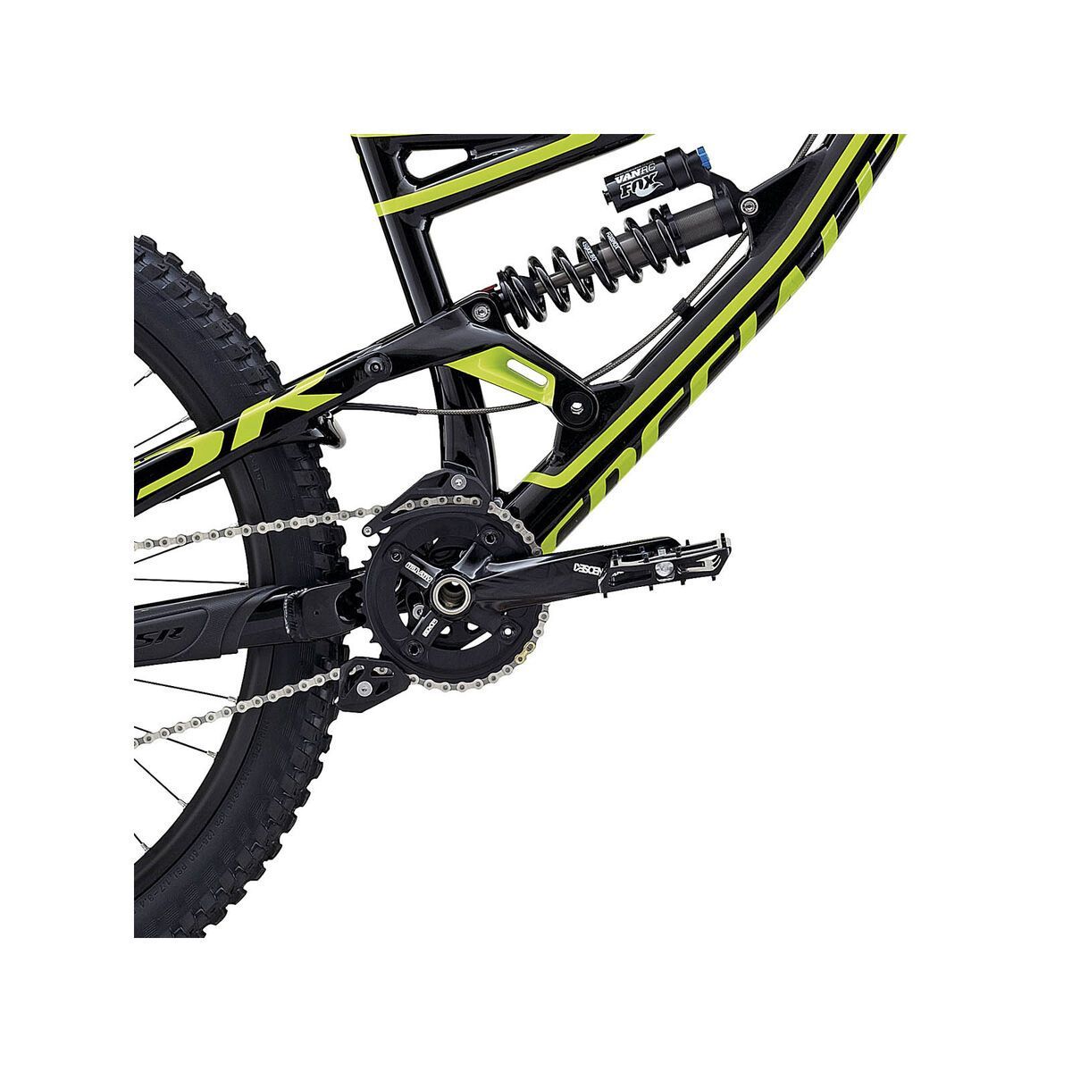 Specialized Status FSR II, Black/Hyper Green - Bild 3