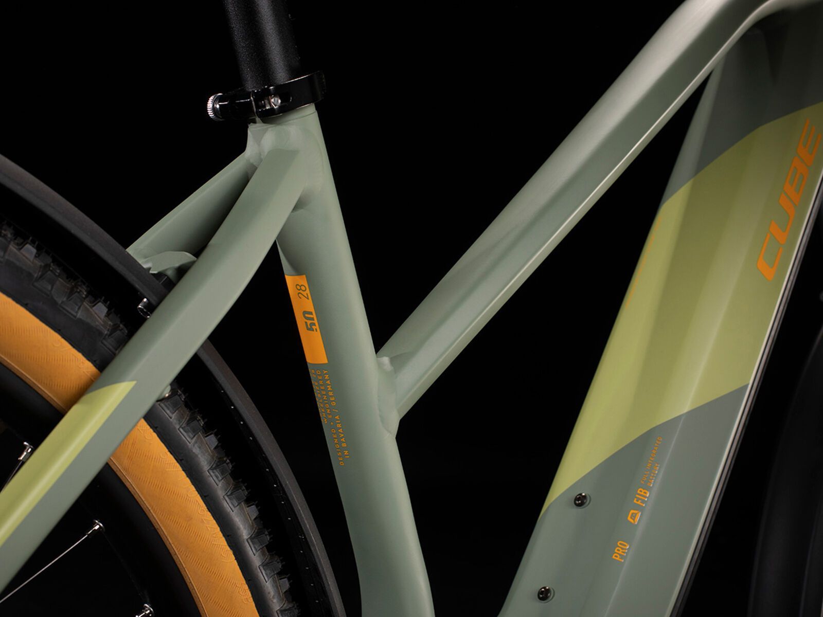 Cube Cross Hybrid Pro Allroad 500 Trapeze, green´n´orange - Bild 4