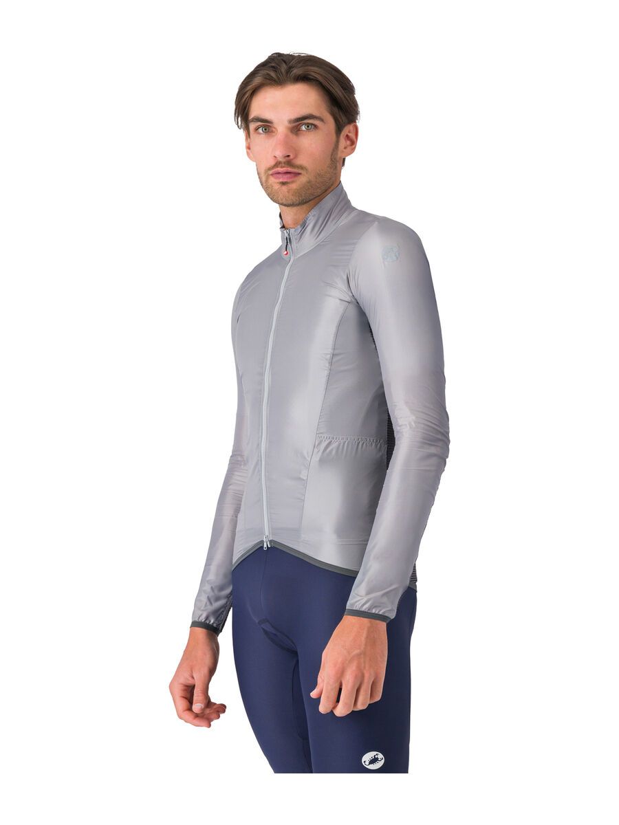 Castelli Aria Shell 2 Jacket, silver gray/dark gray - Bild 2