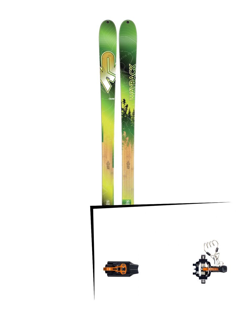 Set: K2 SKI Wayback 88 ECOre 2017 + Atomic Backland Tour (1681269) - Bild 1