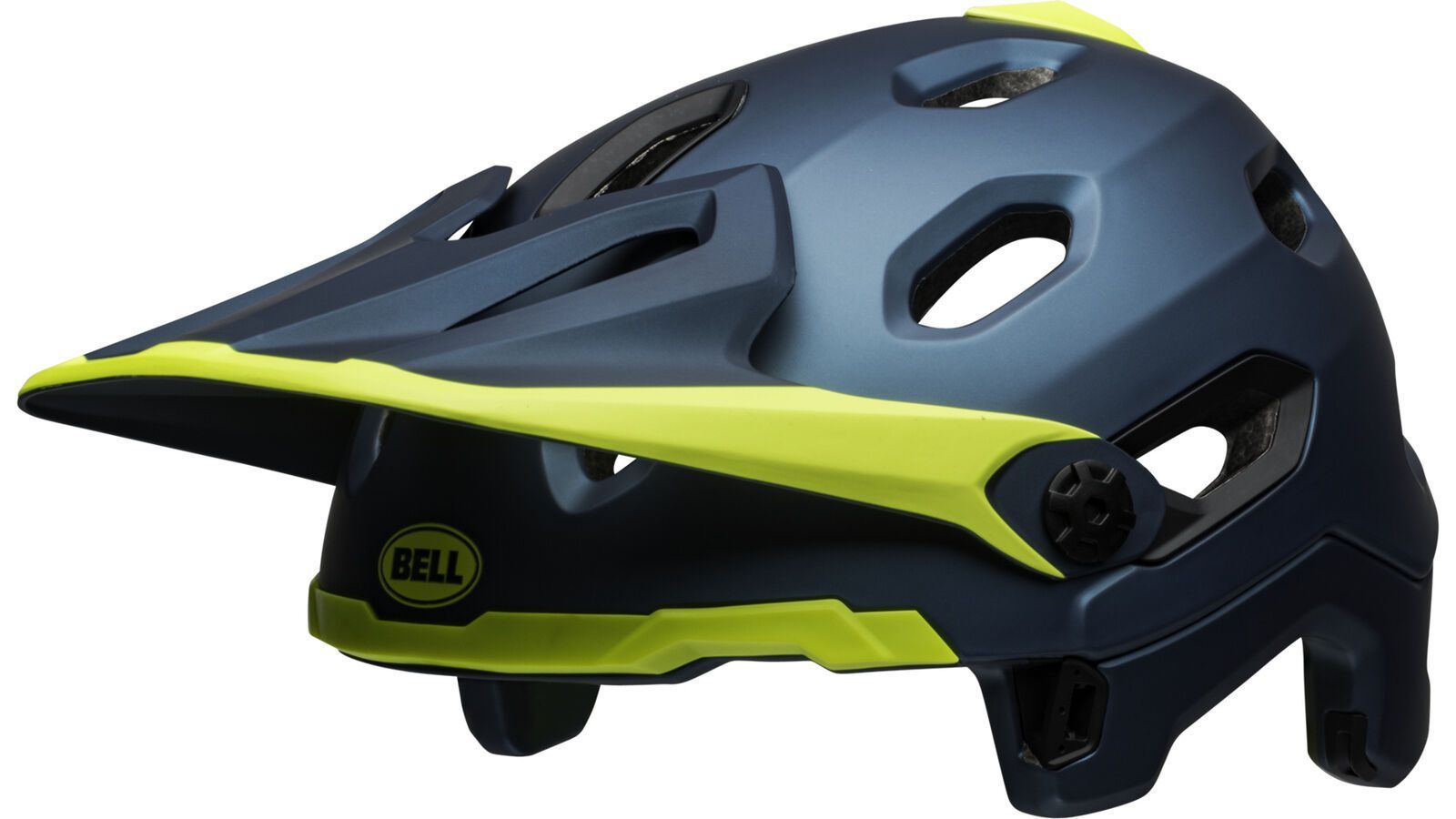 Bell Super DH Spherical MIPS, matte/gloss blue/hi-viz - Bild 4