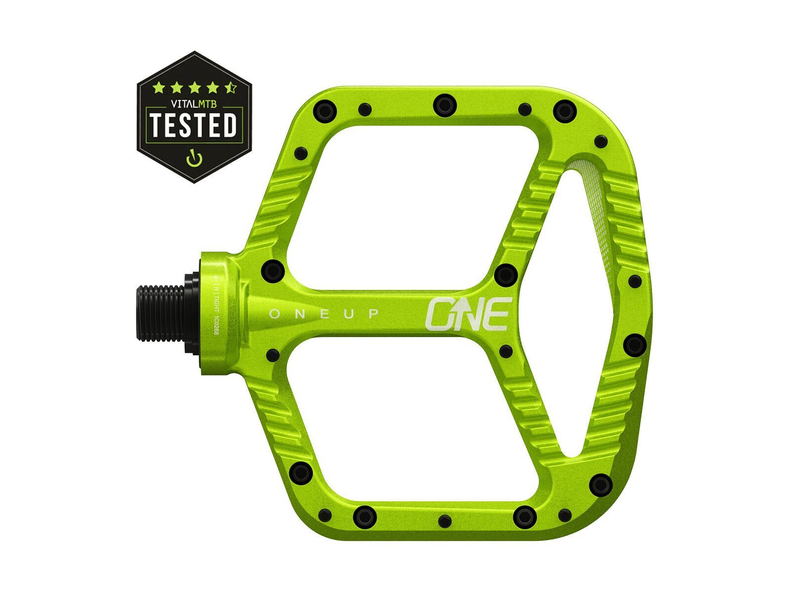 OneUp Components Aluminum Pedals, green - Bild 1