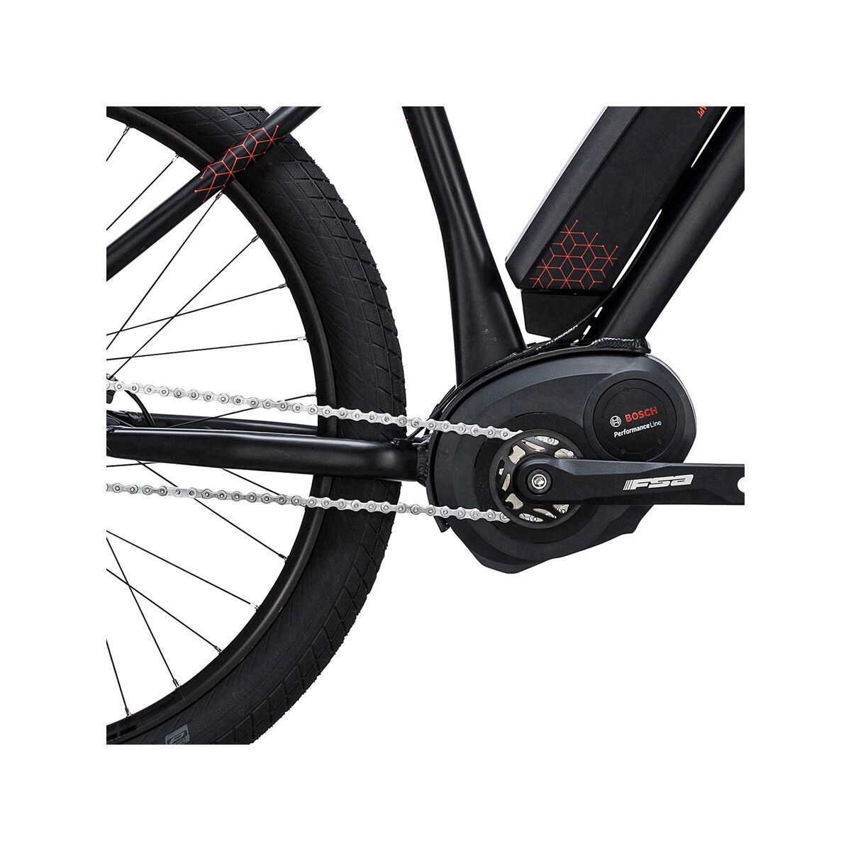 Cube SUV Hybrid Pro 500 27.5, black´n´flashred - Bild 3