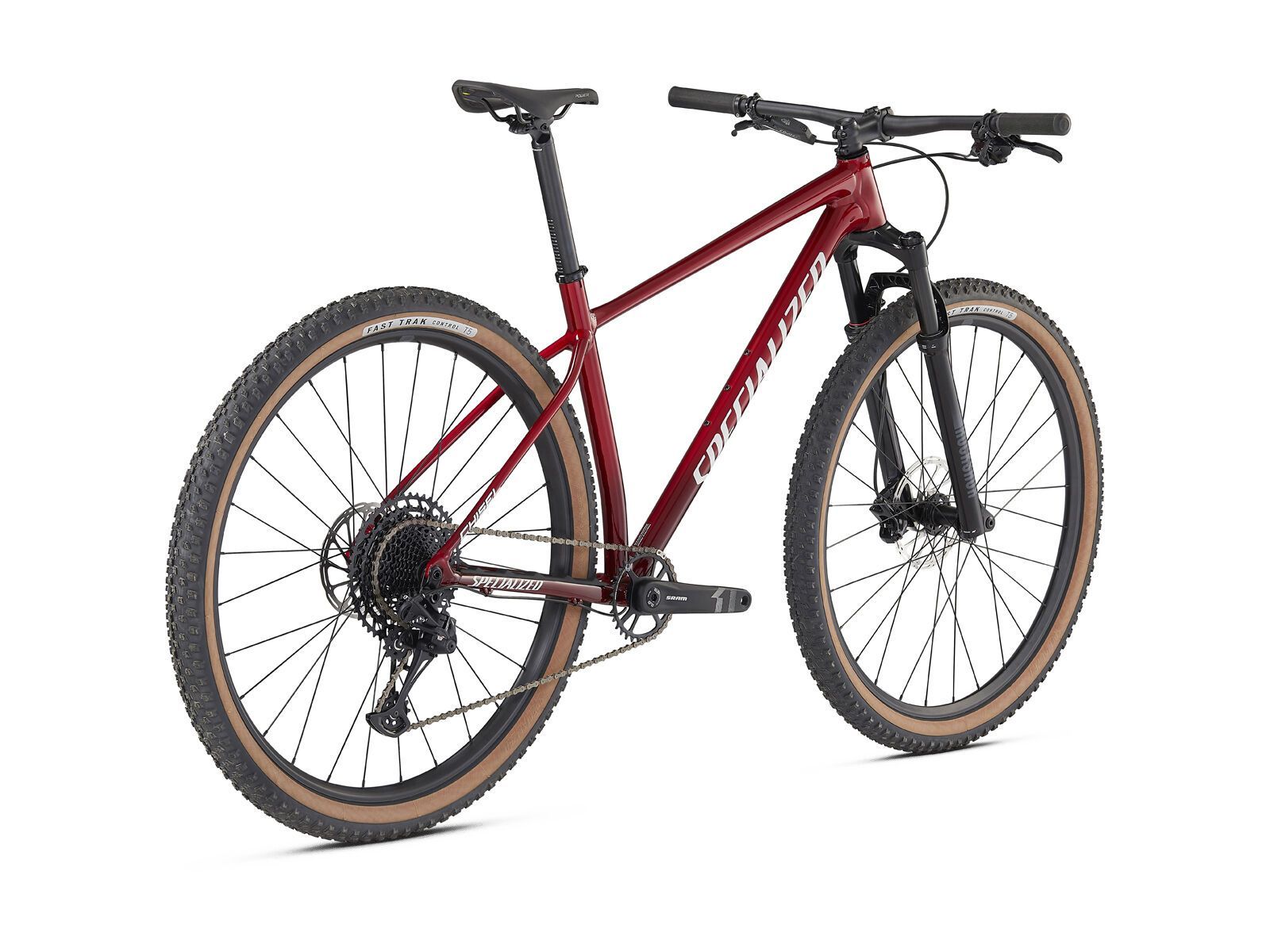 Specialized Chisel Comp, red tint fade over silver/tarmac black/white - Bild 3