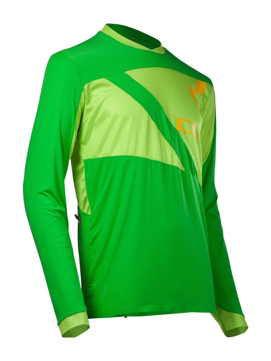 Cube AM Rundhalstrikot langarm, green´n´lime - Bild 1