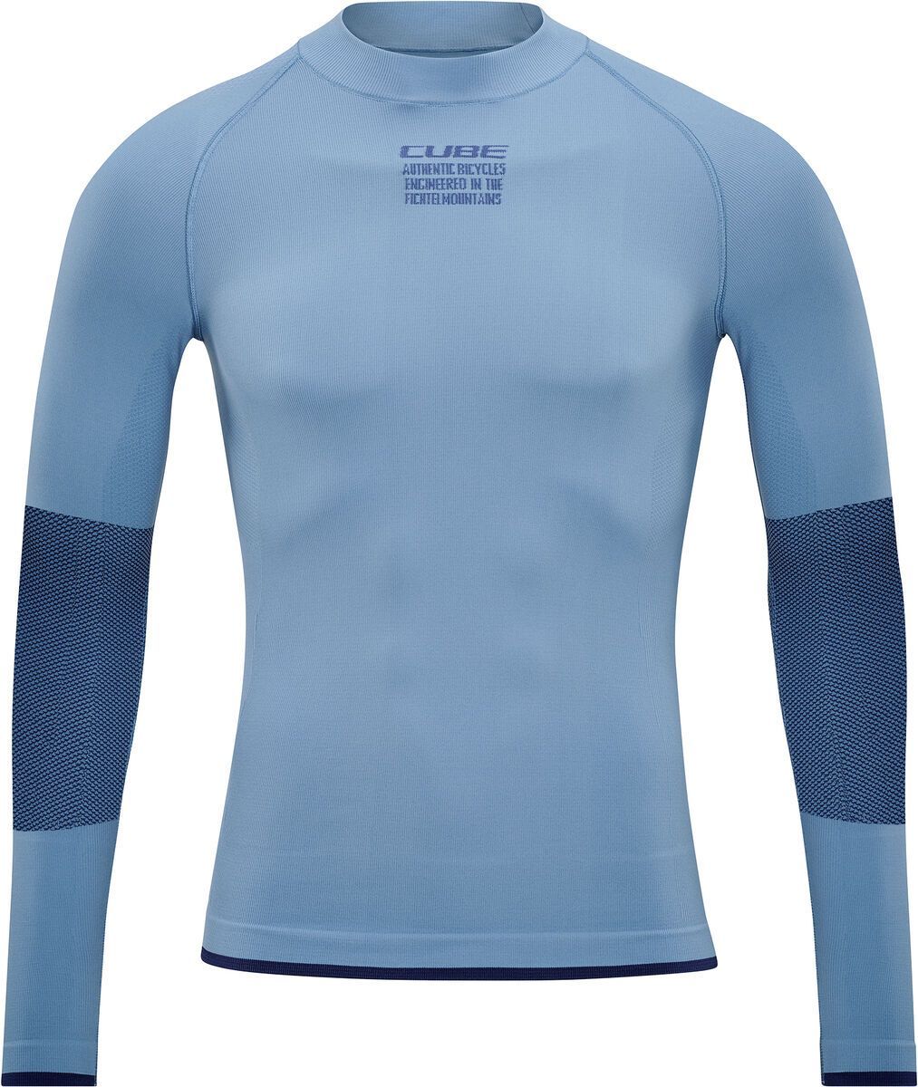 Cube Funktionsunterhemd Race Be Warm langarm, blue - Bild 1