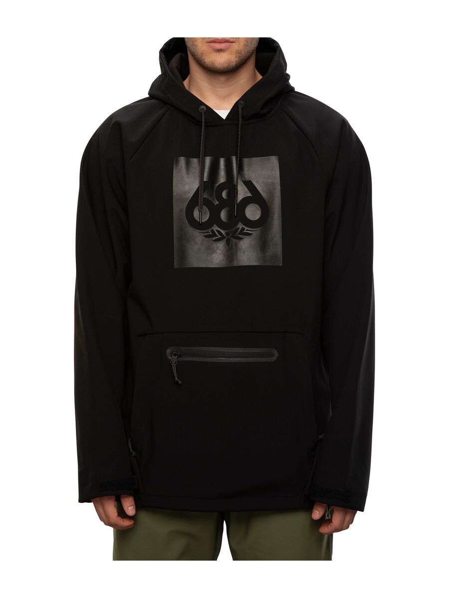 686 Men's Waterproof Hoody, black - Bild 1