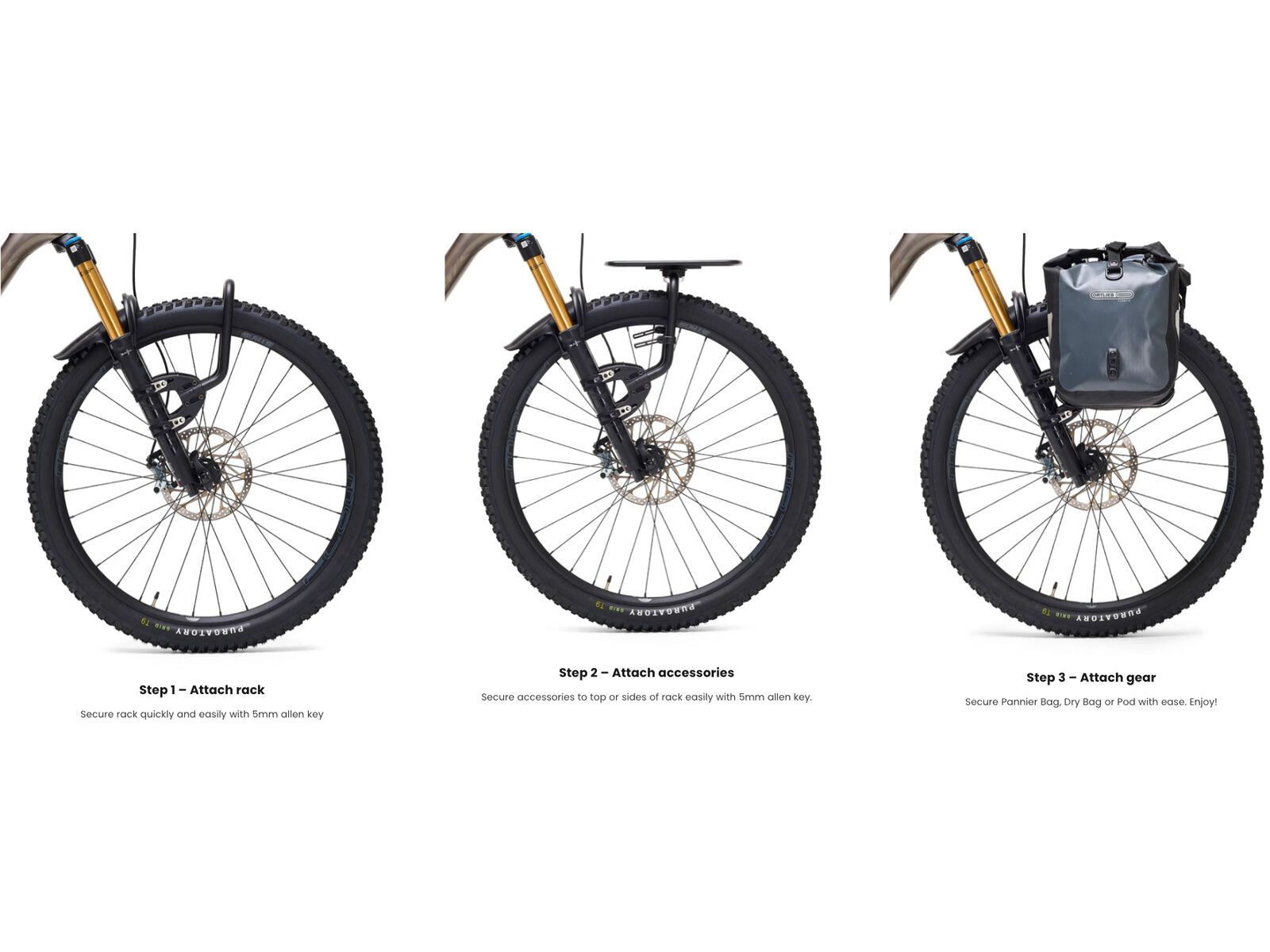 Aeroe Spider Front Rack, black - Bild 9