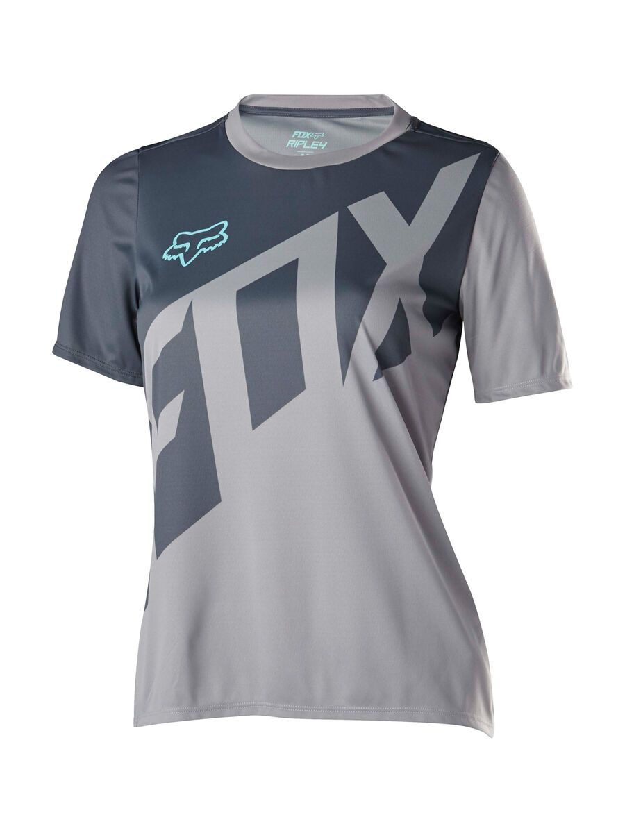 Fox Womens Ripley SS Jersey, grey - Bild 1