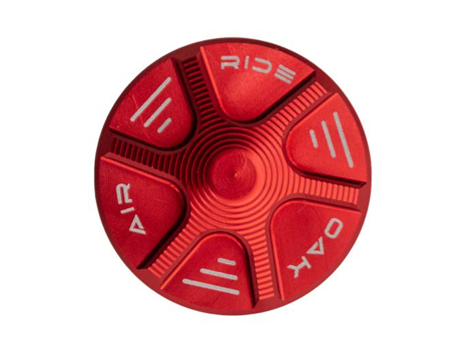 OAK Components Forkcap Air für Federgabel Ventil, red - Bild 1