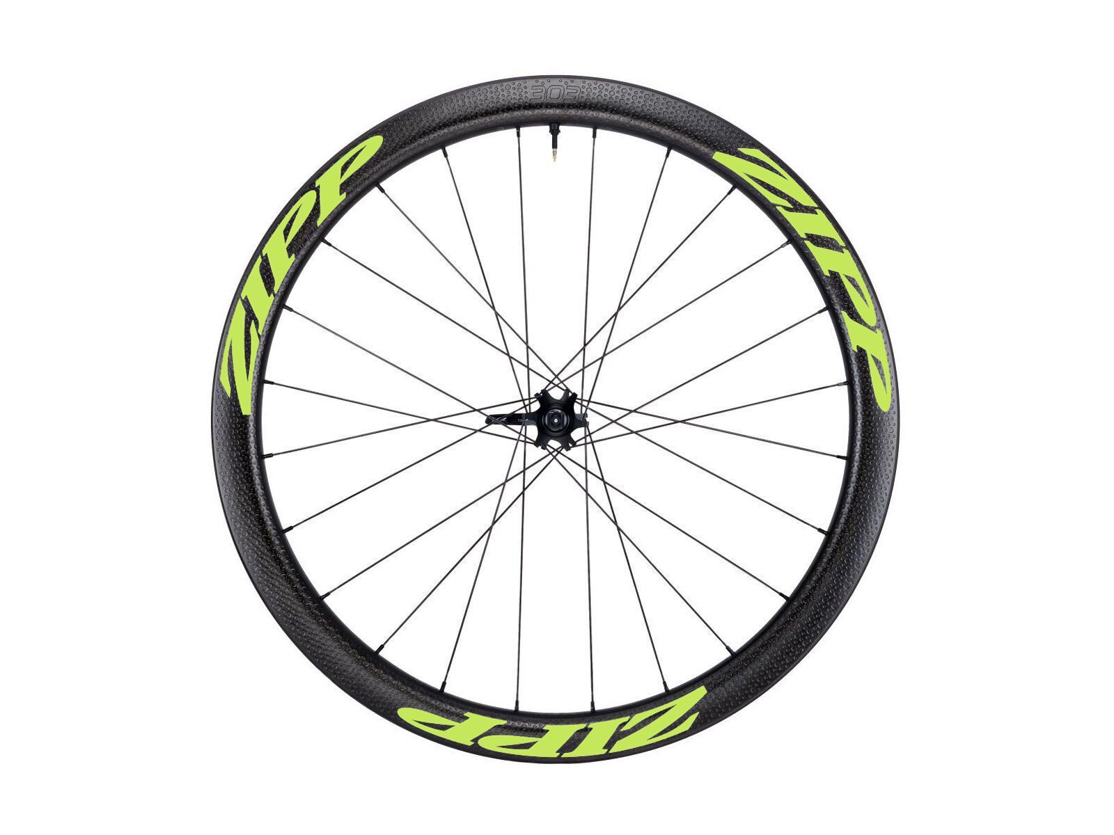 Zipp 303 Firecrest Carbon Clincher Tubeless Disc-brake, schwarz/grün - Bild 1