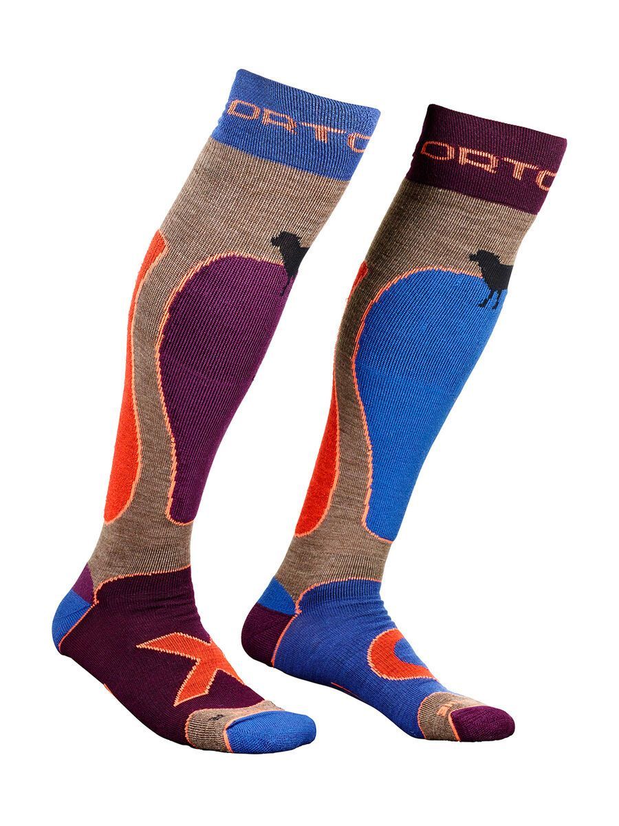 Ortovox Merino Ski Rock'n'Wool Socks, hot chocolate - Bild 1