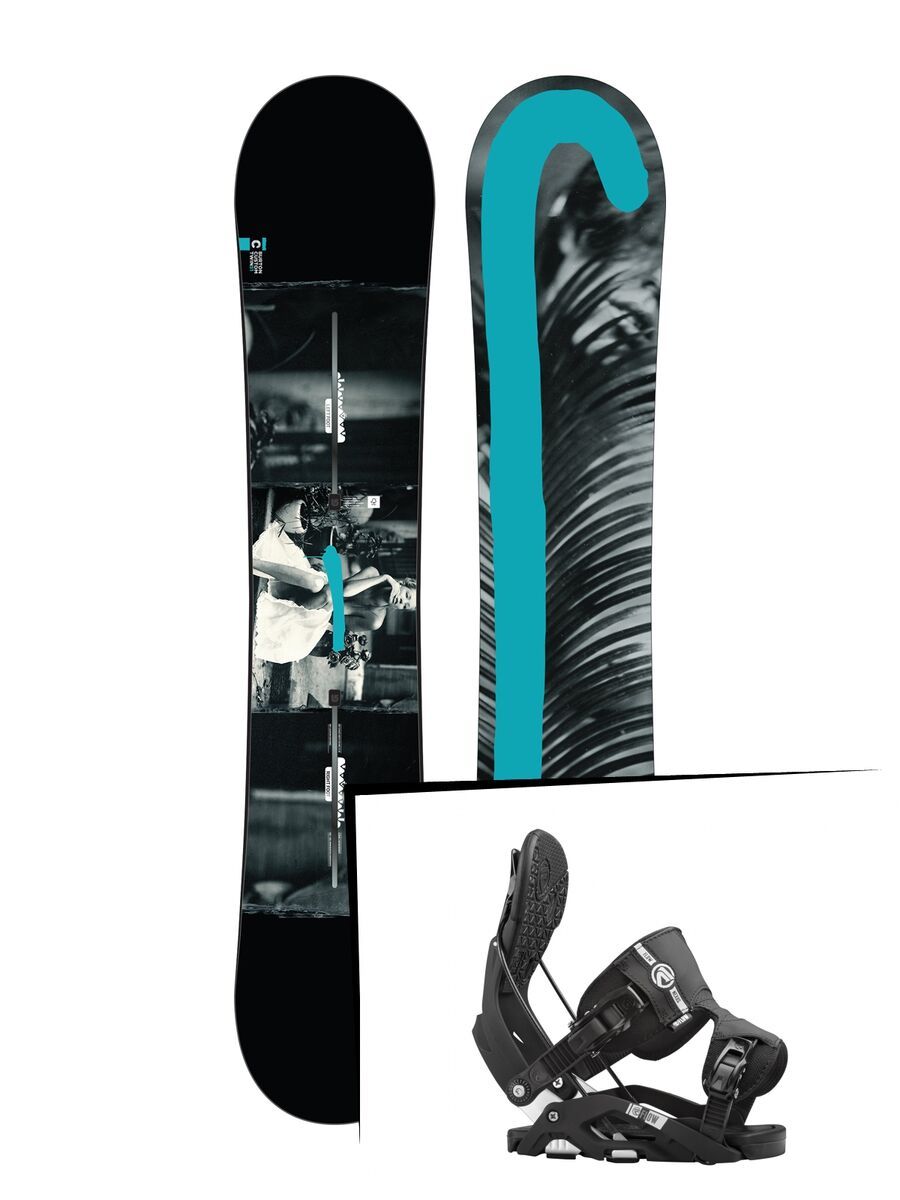 Set: Burton Custom Twin 2017 + Flow Nexus (1513157S) - Bild 1
