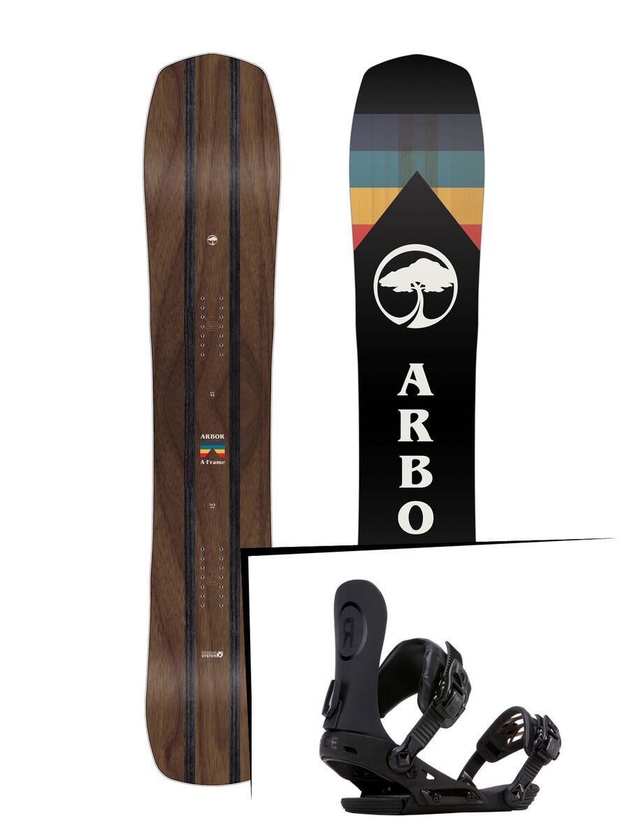 Set: Arbor A-Frame 2019 + Ride DVA black - Bild 1