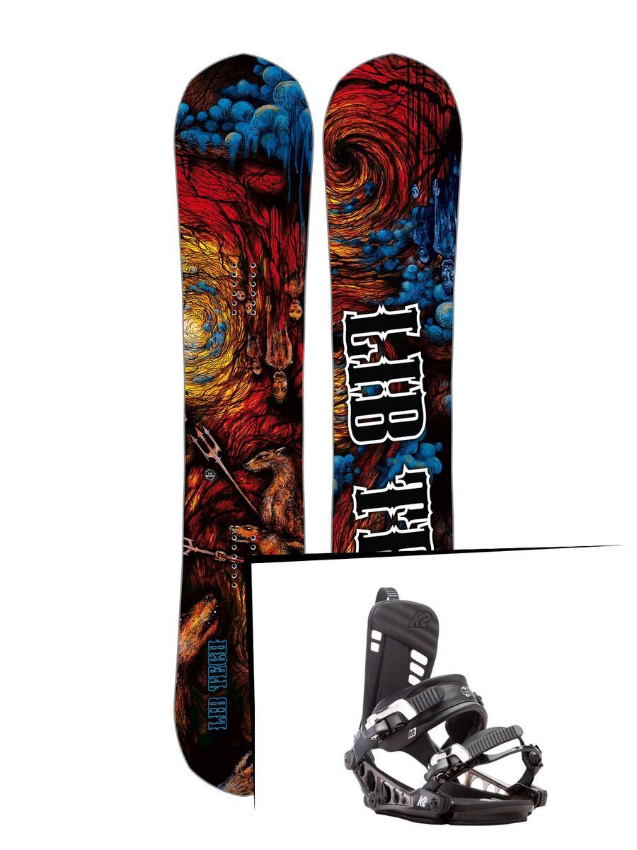 Set: Lib Tech From Hell Hot Knife 2017 + K2 Cinch CTX (1728771S) - Bild 1