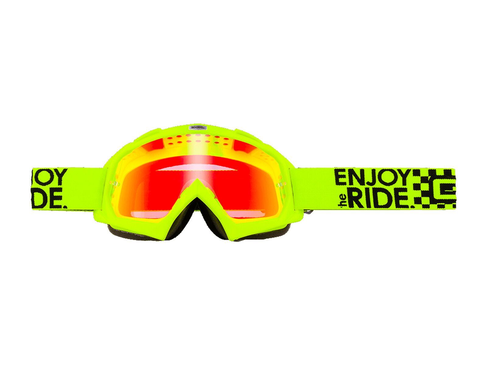 ONeal B-Flex Launch, neon yellow/lens: red fire radium - Bild 1