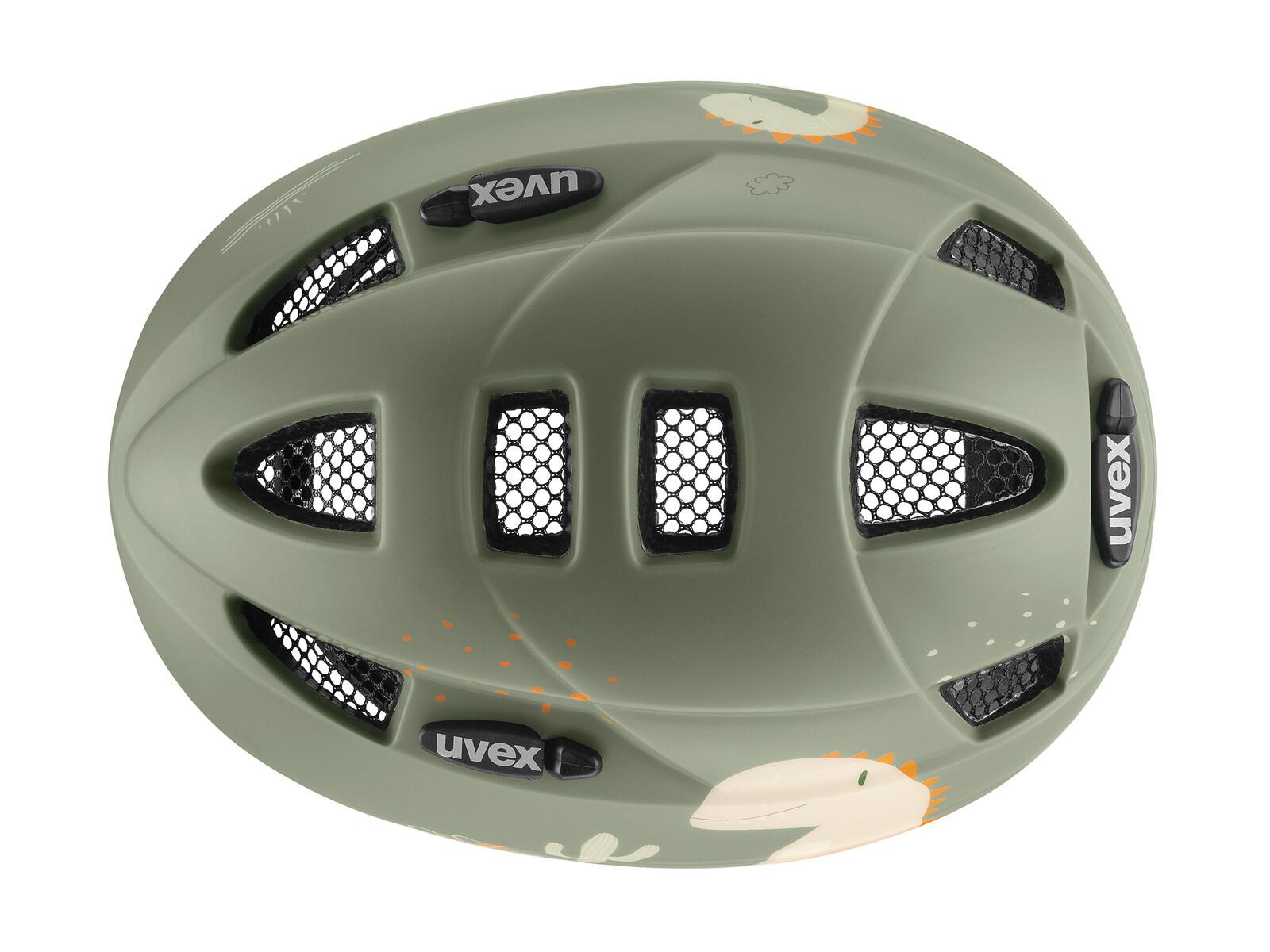 uvex kid 2 cc, sage green dino matt - Bild 4