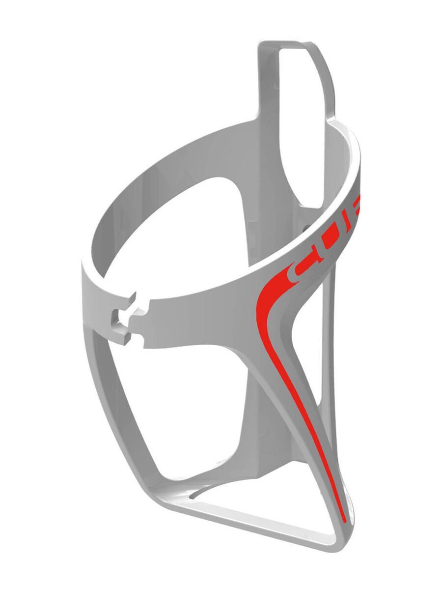 Cube Flaschenhalter HPP, glänzend weiß/rot - Bild 1