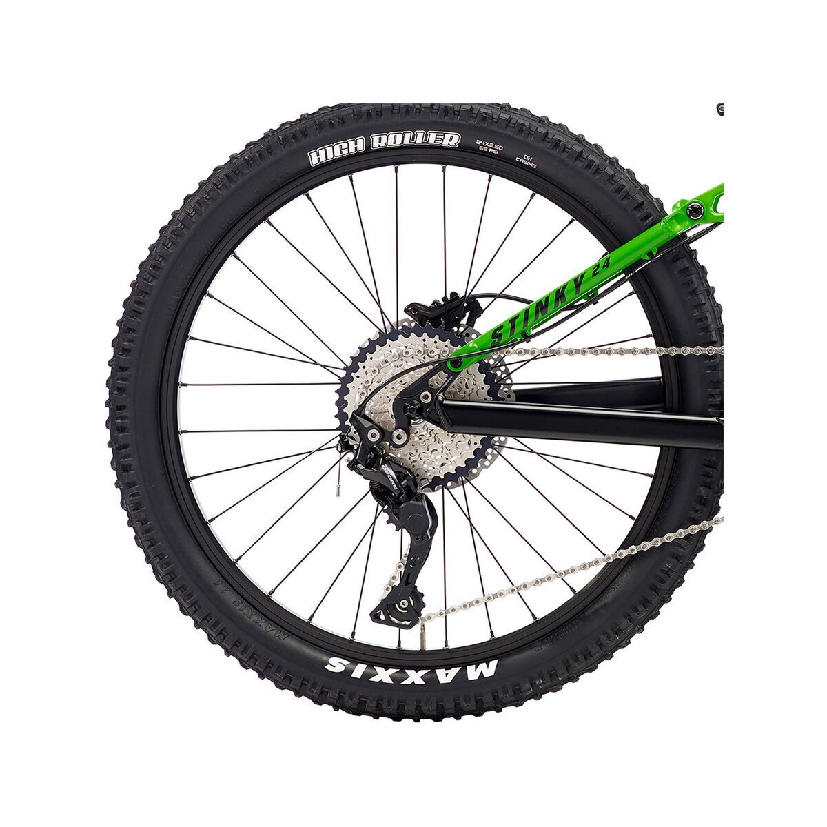 Kona Stinky 24, matt green w/ black & green decals - Bild 5