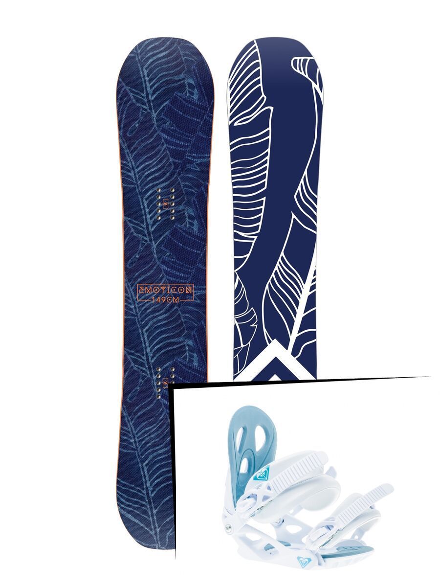 Set: Yes :) Emoticon 2019 + Roxy Glow white - Bild 1