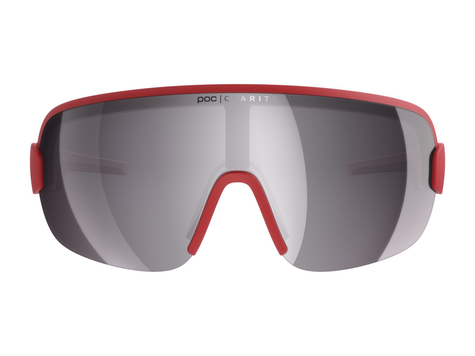 POC Aim, Clarity Road/Sunny Silver, prismane red - Bild 4