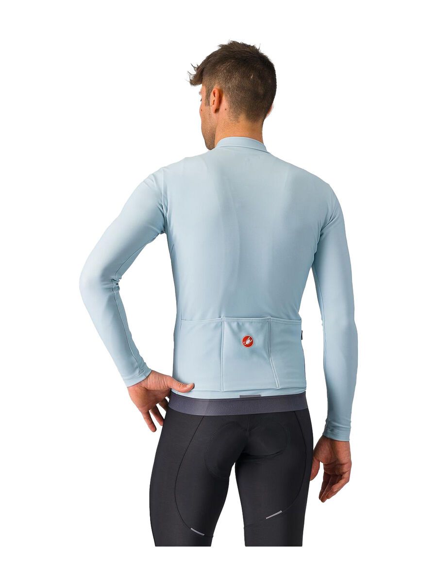 Castelli Espresso Thermal Jersey, winter sky/dark gray - Bild 2