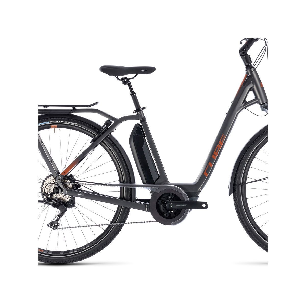 Cube Town Hybrid Sport Pro 400 Easy Entry, grey´n´copper - Bild 4