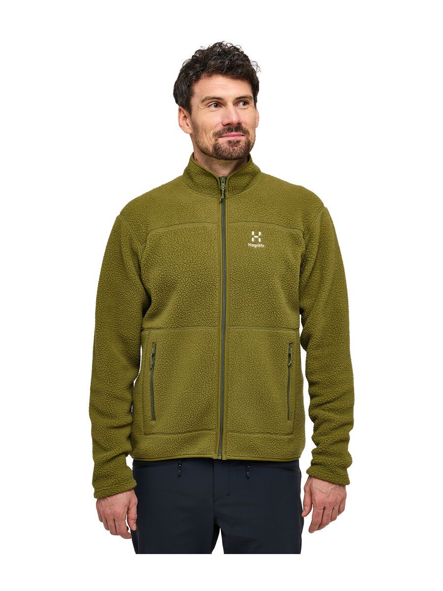 Haglöfs Mossa Pile Jacket Men, olive green - Bild 6