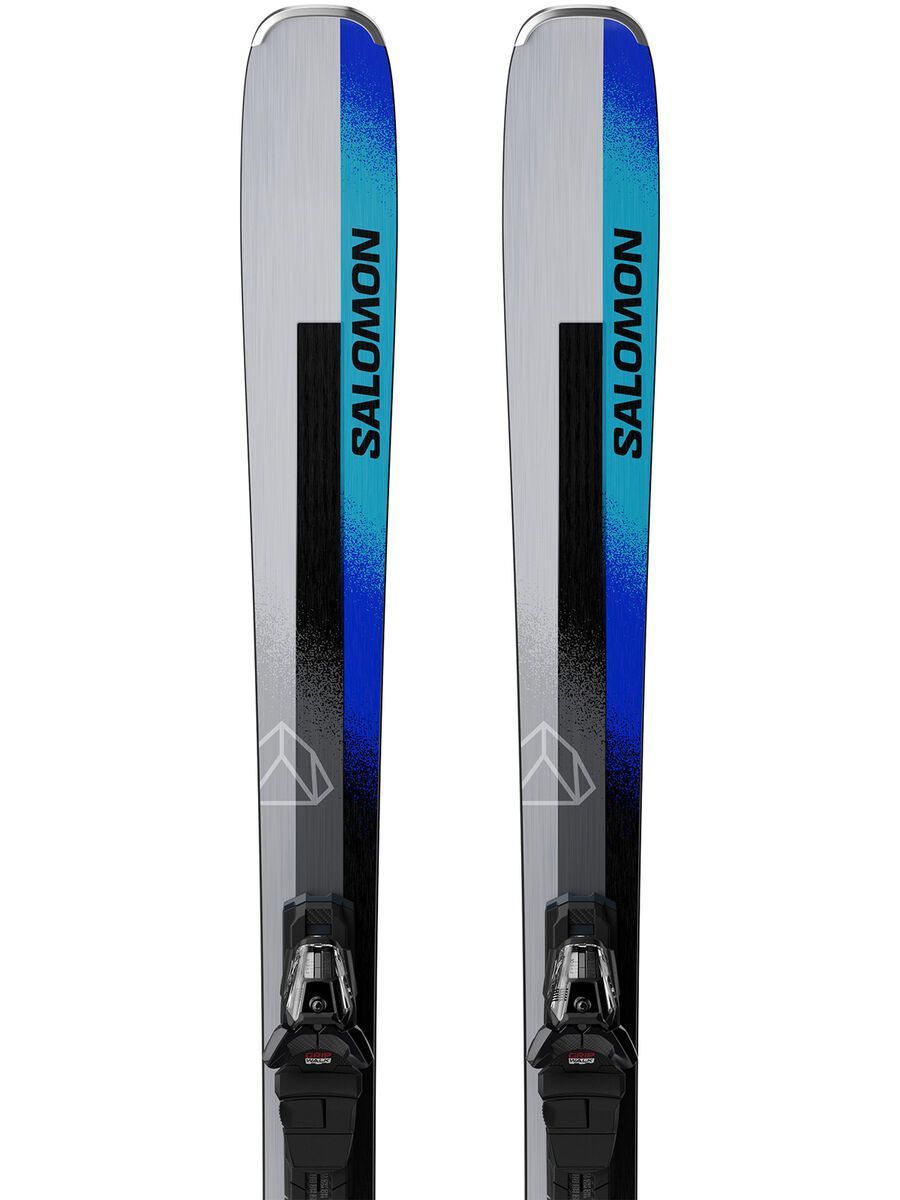 Salomon Stance 80 + M11 GW, silver met./turquoise/race blue - Bild 3