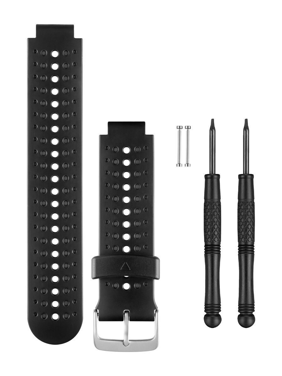 Garmin Forerunner 230, 235, 630 Ersatzarmband, schwarz/grau - Bild 1