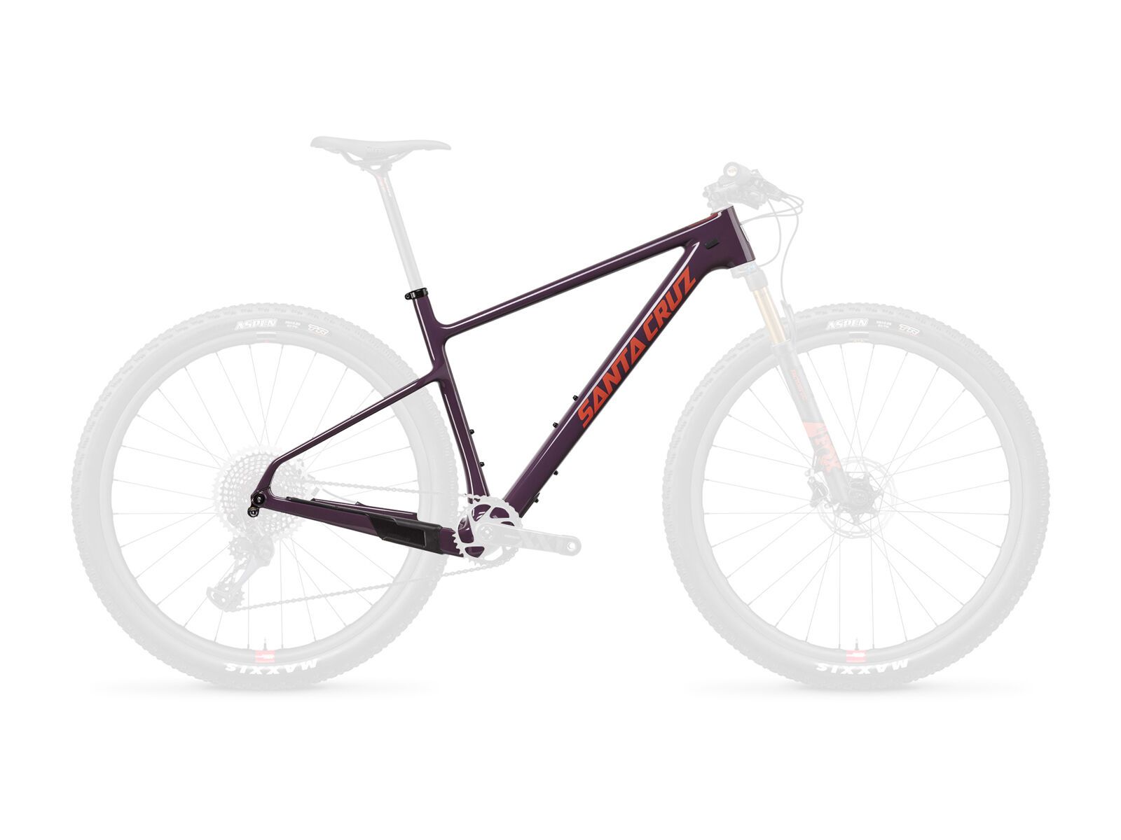 Santa Cruz Highball CC Frameset, eggplant and sunset - Bild 1