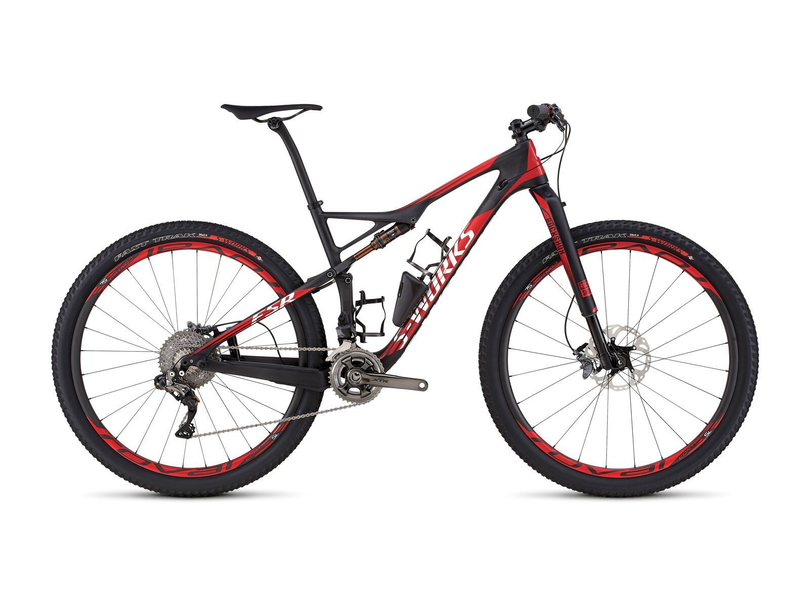 Specialized S-Works Epic FSR 29, satin gloss carbon/flo red/white - Bild 1