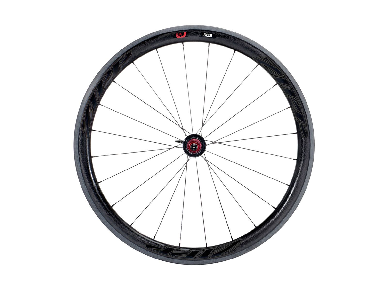 Zipp 303 Firecrest Carbon Clincher, schwarz / schwarze Aufkleber - Bild 1