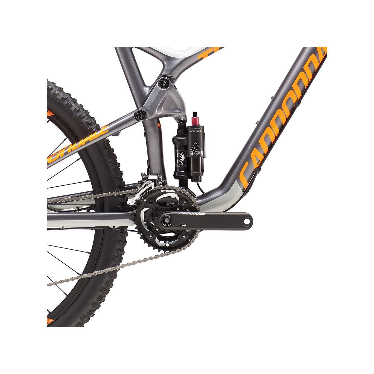 Cannondale Trigger Carbon 2, primer grey w/charcoal grey and acid orange, gloss - Bild 3