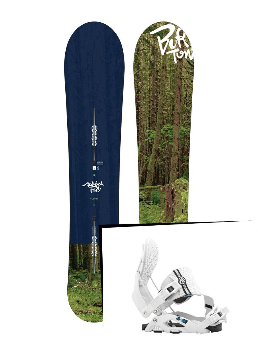 Set: Burton Modified Fish 2017 + Flow Nexus Hybrid (1513172S) - Bild 1