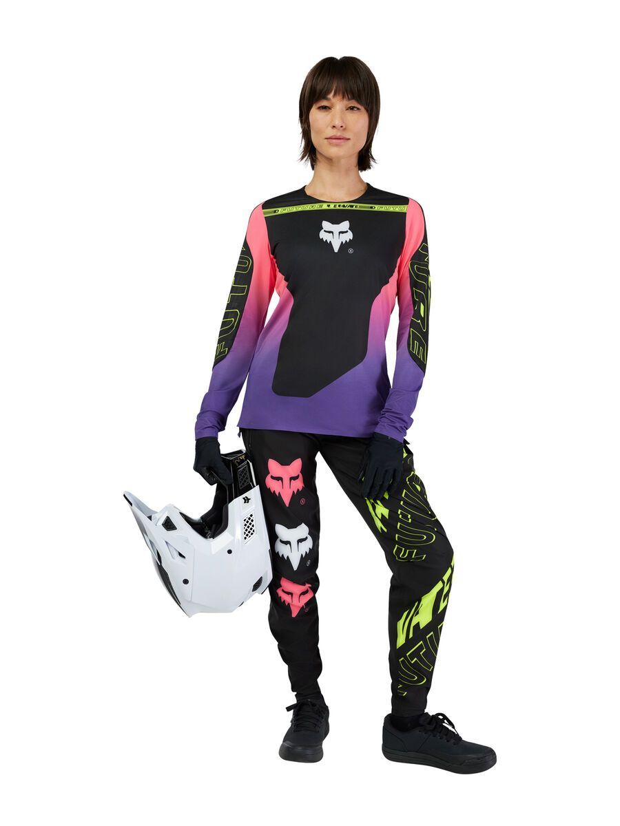Fox Womans Flexair LS Jersey Elevated, black - Bild 10