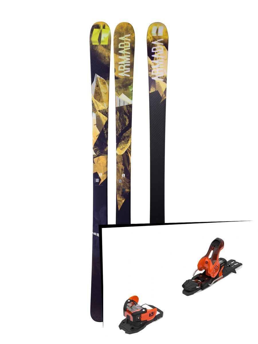 Set: Armada Invictus 89 Ti 2018 + Salomon Warden 11 orange/black - Bild 1