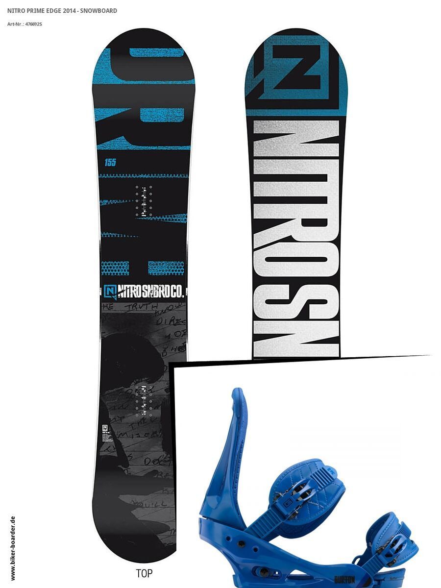 Set: Nitro Prime Edge  + Burton Freestyle (493915S) - Bild 1