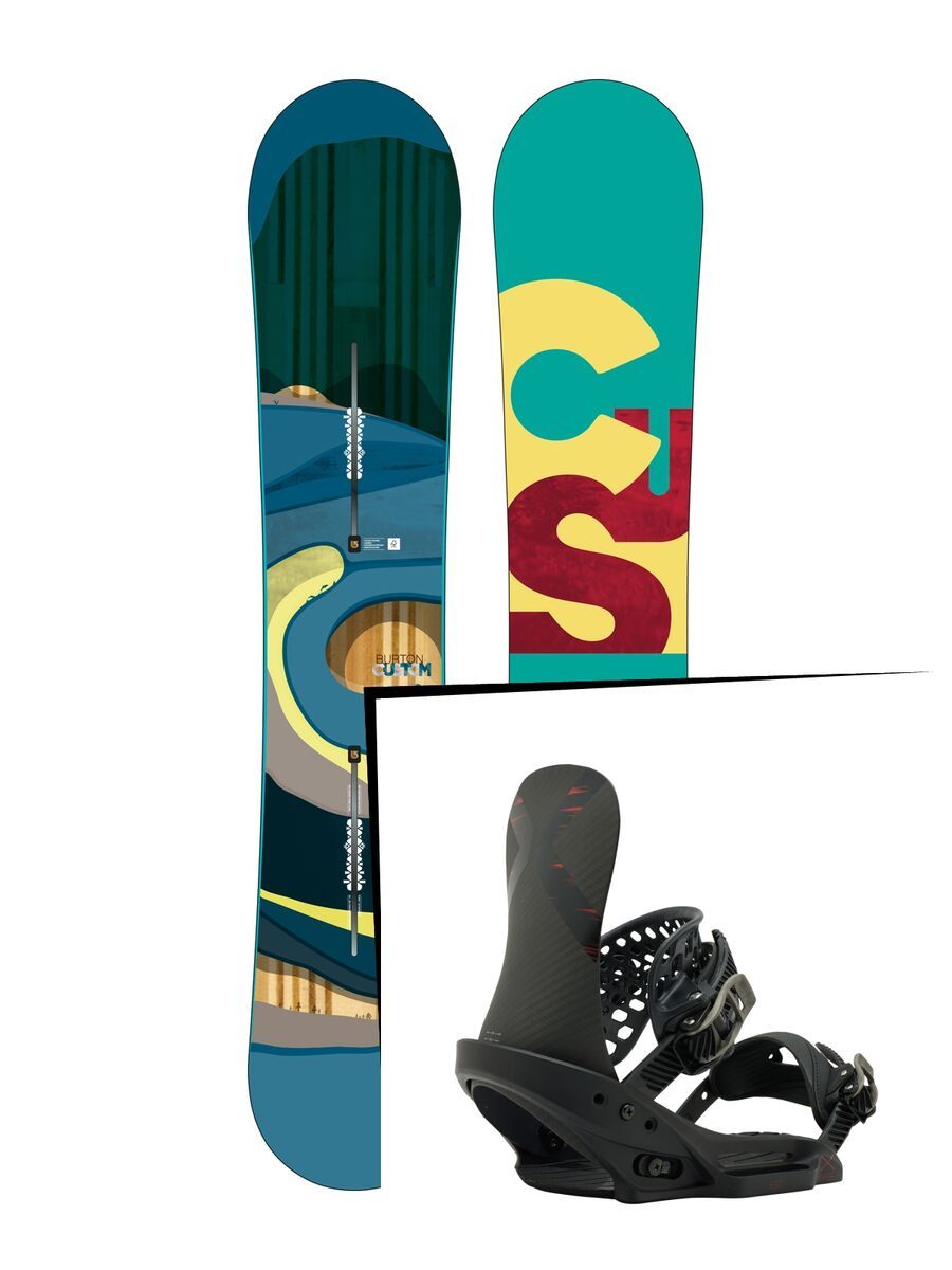Burton Set: Custom Wide 2016 + Burton X-Base EST - Bild 1