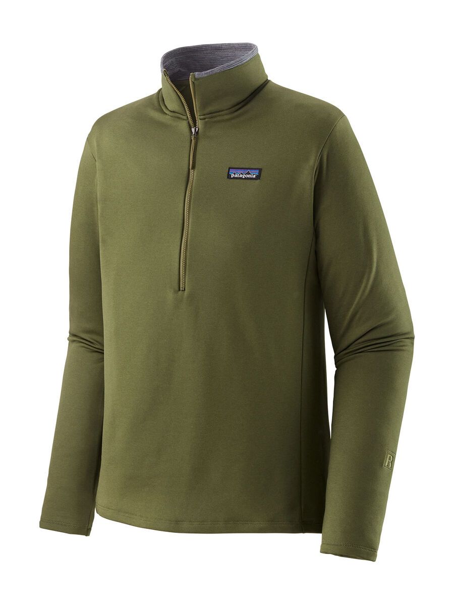 Patagonia Men's R1 Daily Zip Neck, palo green - dark palo green x-dye - Bild 1
