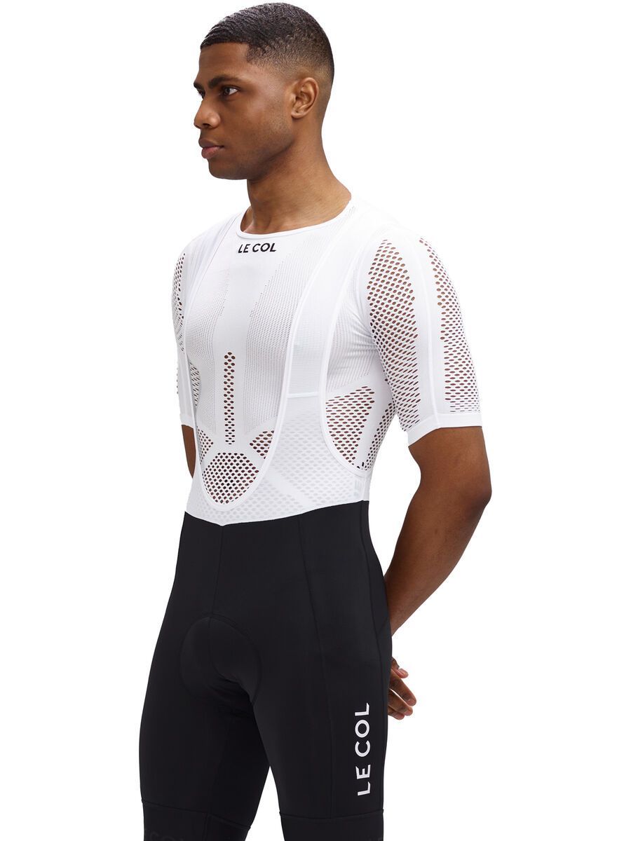 Le Col Unisex Pro Mesh Short Sleeve Base Layer, white - Bild 5