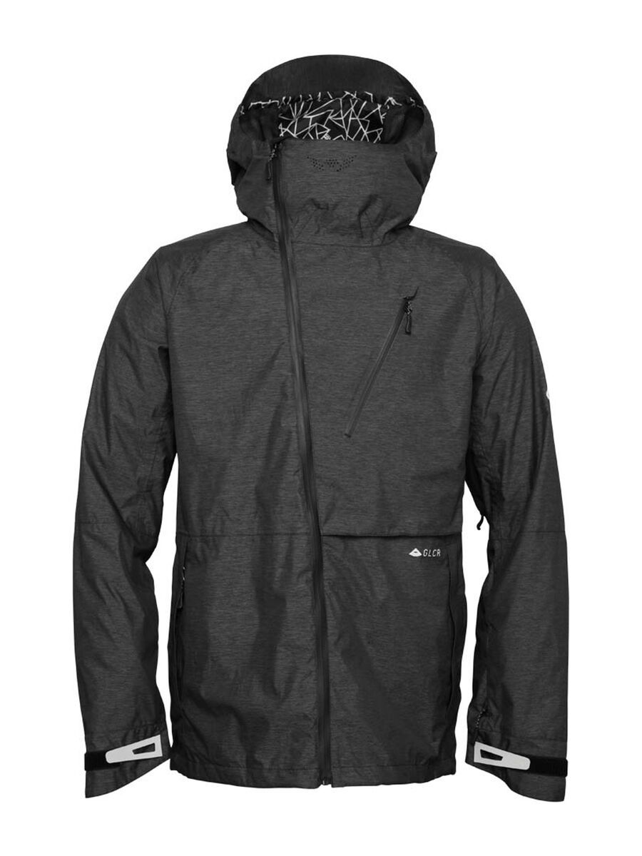 686 Glacier Hydra Thermagraph Jacket, Black Heather Twill - Bild 1