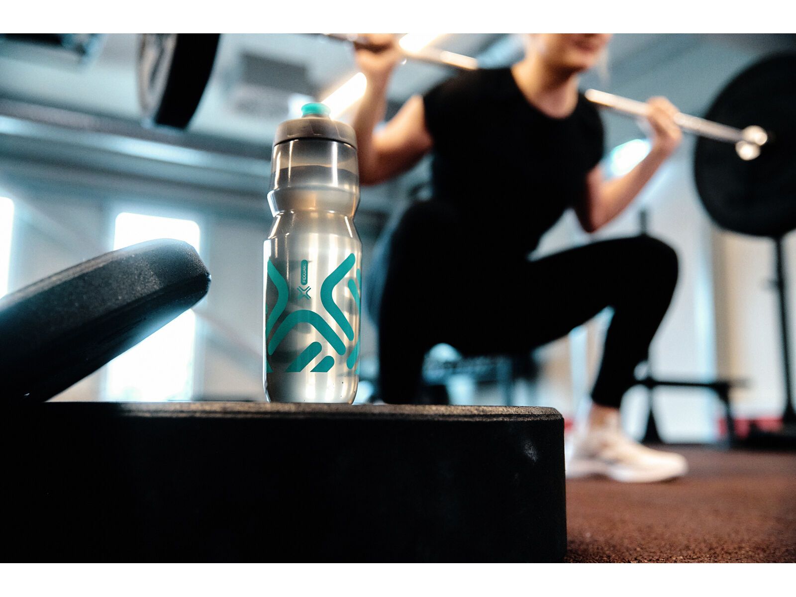 Fidlock Fidguard Bottle 750 Antibacterial, transparent black/green - Bild 5